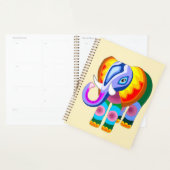 Couleurs arc-en-ciel éléphant (Devant avec enveloppe)