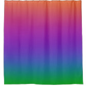 Couleurs Arc-en-ciel foncé rideau de douche (Devant)