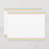 Couleurs arc-en-ciel Gravure Modèle tendance (Devant / Derrière)