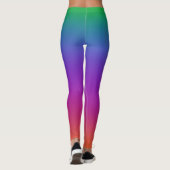 Couleurs Arc-en-ciel lumineuses Leggings (Dos)