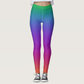 Couleurs Arc-en-ciel lumineuses Leggings (Devant)