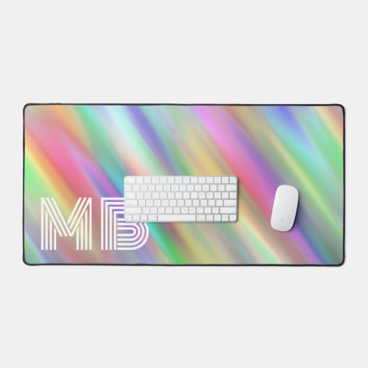 Couleurs arc-en-ciel personnalisées Motif d'art de (Clavier et souris)