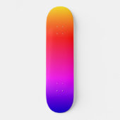 Couleurs arc-en-ciel Skateboard coloré (Recto)