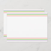 Couleurs arc-en-ciel tendance Modèle blanc (Devant / Derrière)