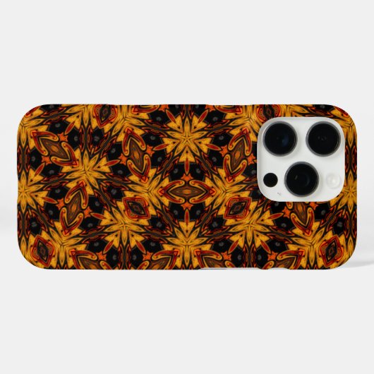 Couleurs automnales, tendance, coque iphone (Verso (horizontal))