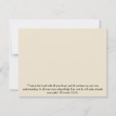 Couleurs Automne Bible Verse Carte d'encouragement (Dos)