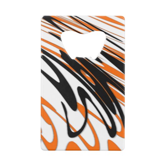 Couleurs Bengale Lignes Orange et Noires Ondulées (Dos)