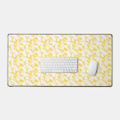 Couleurs blanches jaunes Motif de défilement artis (Clavier et souris)