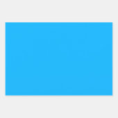 Couleurs bleues Envelopper les feuilles de papier (Devant 3)