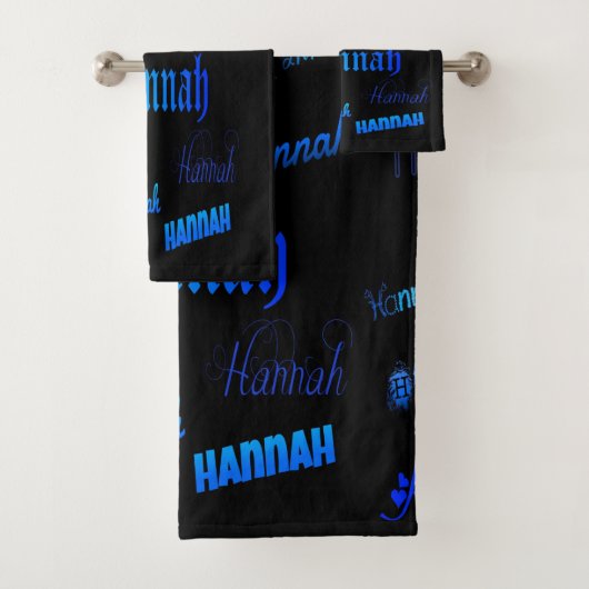 Couleurs bleues sur noir - Hannah (En situation)