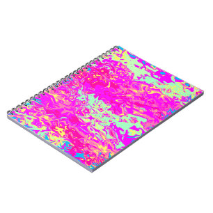 Couleurs brillantes marbrées Design sur Carnet spi