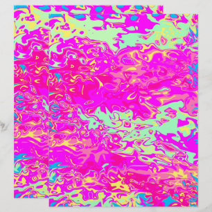 Couleurs brillantes marbrées Papier Abstrait pour