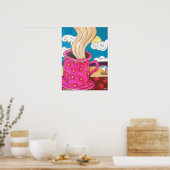 "Couleurs Cafe" Poster (Keuken)