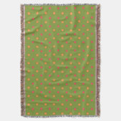 Couleurs chic Pois Jetez la couverture (devant Vertical)