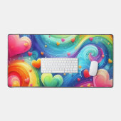 COULEURS CLAIRES ET COEURS D'AMOUR (Clavier et souris)