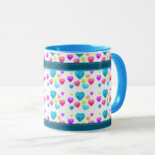 COULEURS COLORÉES CAFÉ MUG (Devant droit)