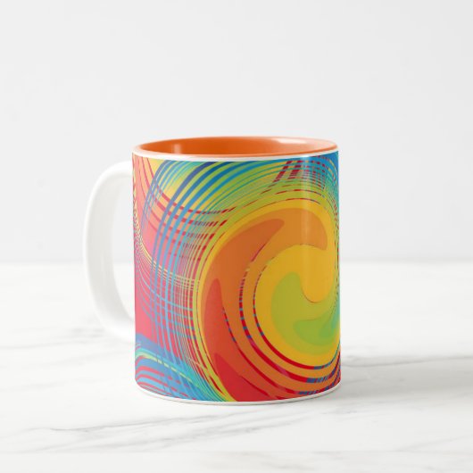 Couleurs colorées Mug (Devant gauche)