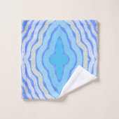 Couleurs Complémentaires de Bleuet Design Shabby C (Gant de toilette)