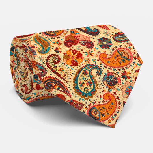 Couleurs cool carrelage paisley motif cravate (Roulé)