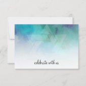 Couleurs Cool RSVP Aqua bleu violet blanc (Devant)