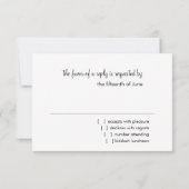 Couleurs Cool RSVP Aqua bleu violet blanc (Dos)