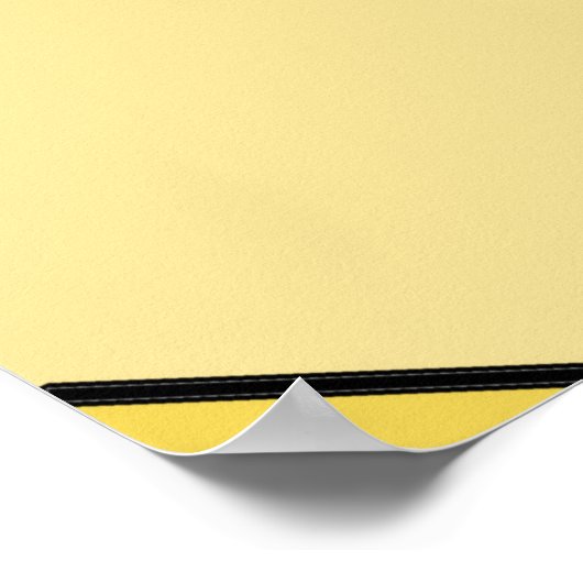 Couleurs "Crees" de Jaune extra grande impression (Coin)
