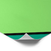 Couleurs "Crees" de vert extra grand impression (Coin)