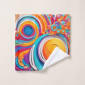 Couleurs d'art Badaist vives (Gant de toilette)