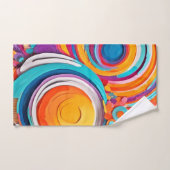Couleurs d'art Badaist vives (Serviette à main)