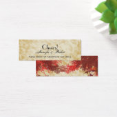 Couleurs d'automne : Billet de boisson Mariage rou (Bureau)