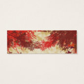 Couleurs d'automne : Billet de boisson Mariage rou (Dos)