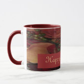 Couleurs d'automne chaudes Mug café (Gauche)