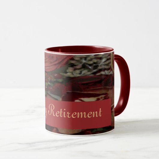 Couleurs d'automne chaudes Mug café (Devant droit)