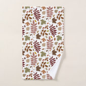 Couleurs d'automne du Motif rpt Feuille déchiré su (Serviette à main)