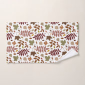 Couleurs d'automne du Motif rpt Feuille déchiré su (Serviette à main)