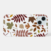 Couleurs d'automne en blanc pour les Feuilles tomb (Verso Horizontal)