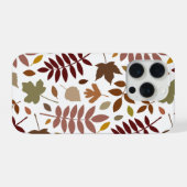 Couleurs d'automne en blanc pour les Feuilles tomb (Verso Horizontal)