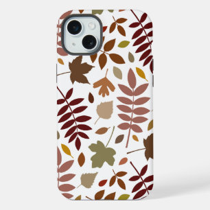 Couleurs d'automne en blanc pour les Feuilles tomb