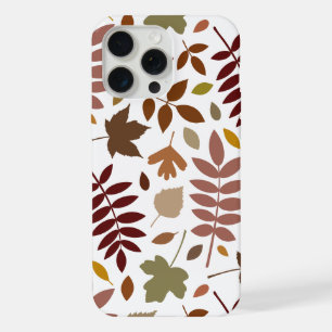 Couleurs d'automne en blanc pour les Feuilles tomb