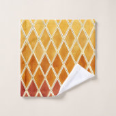 Couleurs d'automne et harmonie de texture d'or (Gant de toilette)