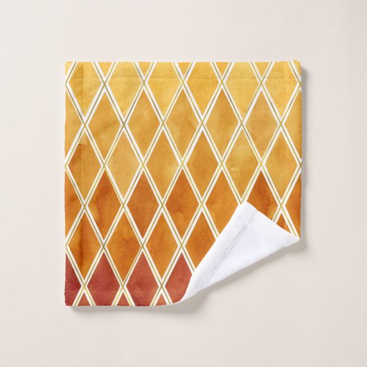 Couleurs d'automne et harmonie de texture d'or (Gant de toilette)