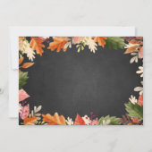 Couleurs d'automne Invitation à la fête de l'Actio (Dos)