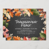 Couleurs d'automne Invitation à la fête de l'Actio (Devant / Derrière)