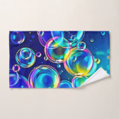 Couleurs de bulles magiques (Serviette à main)
