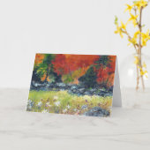 Couleurs de carte de voeux d'automne par Maureen (Fleur jaune)