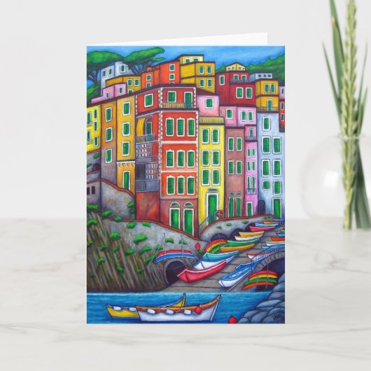 Couleurs de carte de voeux de Riomaggiore (Devant)