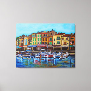 Couleurs de Cassis, 24" x 18", Impression de toile