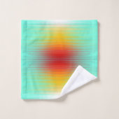 Couleurs de champ plasma de rentrée spatiale Abstr (Gant de toilette)