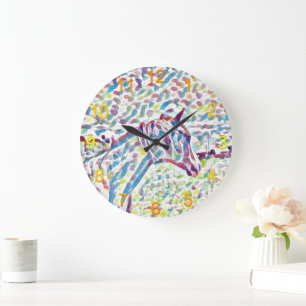 Couleurs de cheval de la vie, Horloge