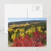 Couleurs de chute en carte postale des Rocheuses (Devant / Derrière)